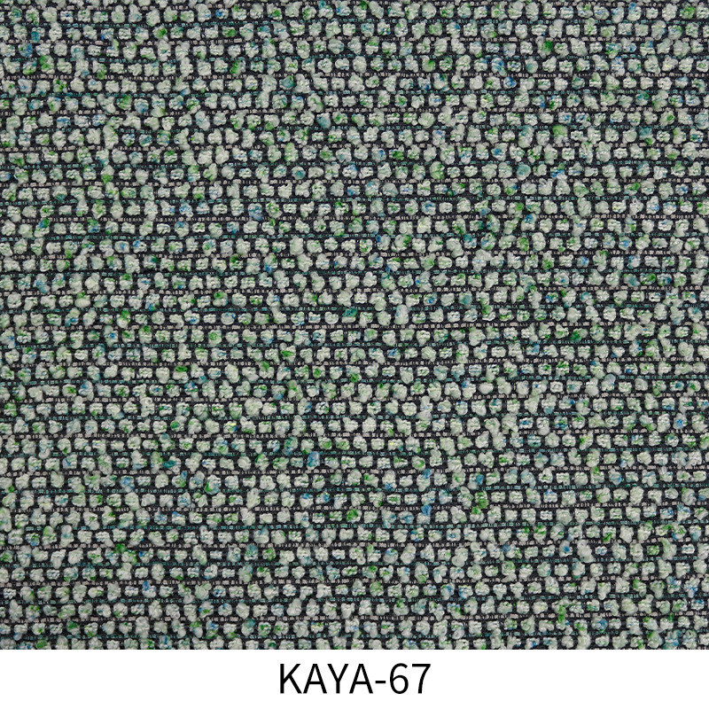 莫奈彩系列超大立体颗粒羊毛卷沙发布料kaya