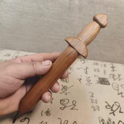 桃木剑实木雷剑青龙白虎玄武朱雀剑四象剑三十六雕刻木雕桃木