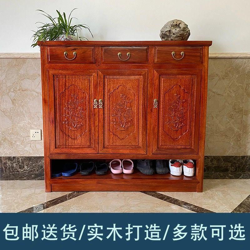yp2中式实木餐边柜饭店酒店包厢碗筷柜客厅厨房储物柜茶水酒水柜