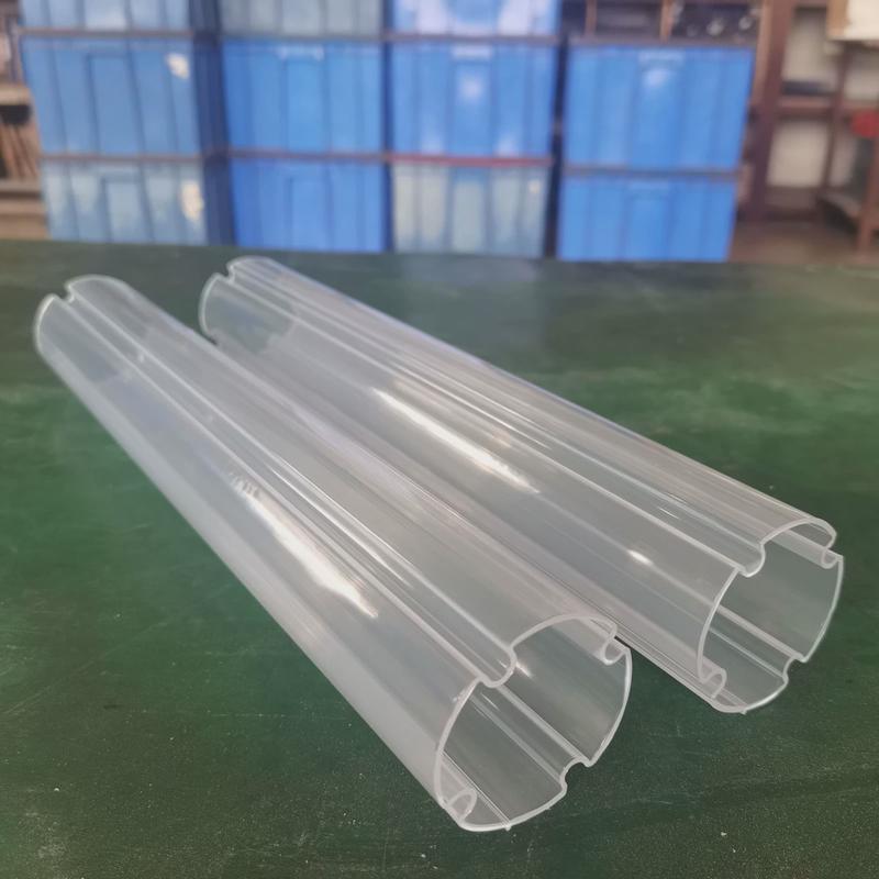 厂家定制pvc透明硬质包装管pvc挤装异型管多功能pvc透明包塑管