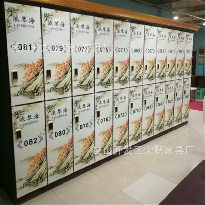 浴室木质更衣柜浴池浴场酒店宾馆储物柜洗浴中心桑拿房ktv存包柜