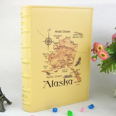 7寸相册5r影集200张古铜色牡丹花写仿皮留言靓影皮面像册