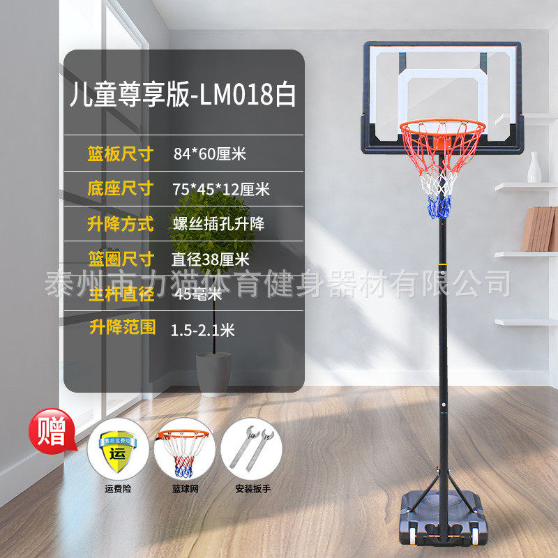 户外可篮球框家用标准篮球架儿童青少年幼儿室内可升降移动投篮架
