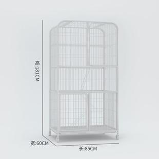 狗笼家用室内小中大型犬宠物狗笼子加粗加固可折叠厕所分离带厂家
