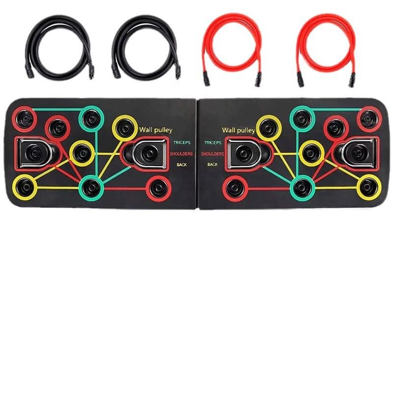 新款俯卧撑板健身组合套装阔健身锻炼胸肌腹肌背家用肌俯卧撑支架