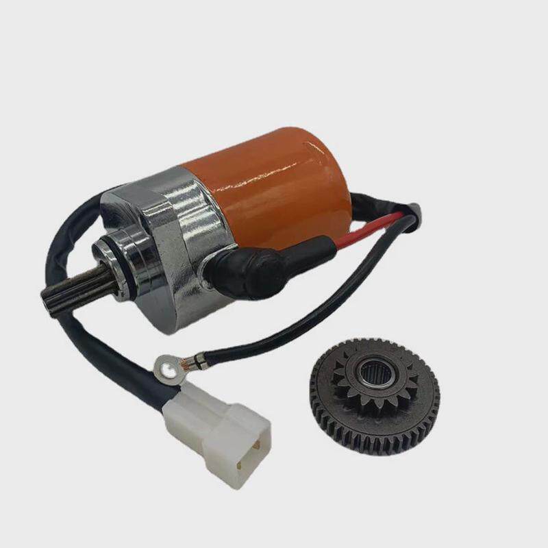 加强改装马达福喜100RSZ巧格车玩JOG100鬼火启动电机马达+马达齿