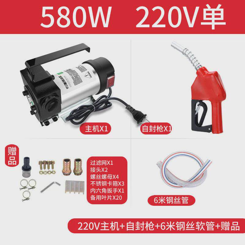 正反转电动抽油泵12v24v220v伏自吸泵直流抽油器柴油泵加油机油泵