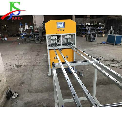 角钢槽钢切角机夹具方管冲断机双工位数控冲孔机液压圆管