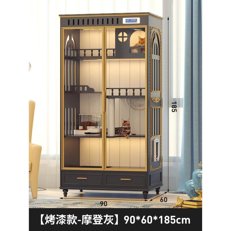 超大笼子家用室内猫窝猫别墅封闭式超大号空间木制室内一体猫咪屋,宠物/宠物食品及用品,猫笼子/猫别墅,淘宝优惠券,粉丝福利购,淘宝优惠卷