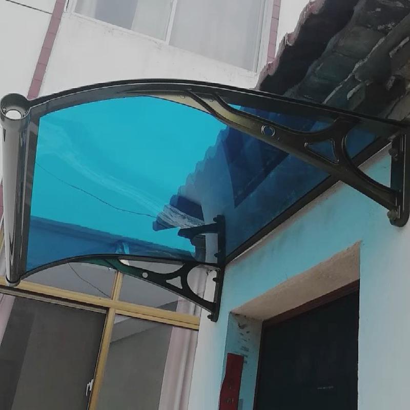 铝合金遮阳棚支架家用防雨棚户外商用塑料雨棚阳台阳光板透明雨搭