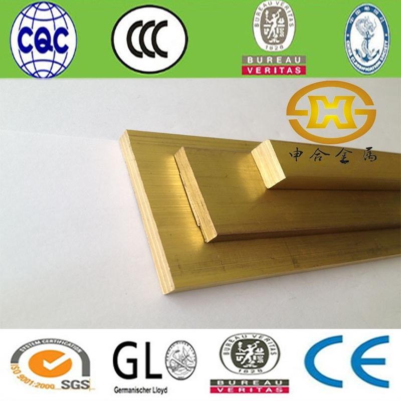 h59h62镀锡黄铜条黄铜块123456810mm装饰接地实心黄铜排