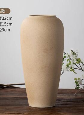 复古陶瓷花瓶摆件客厅装饰插花陶罐水培花器玄关电视柜摆饰花瓶