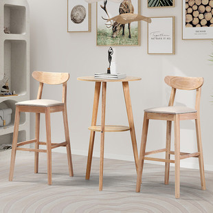 库迪咖啡吧台椅吧台椅奶茶店高吧桌椅天津具厂现货