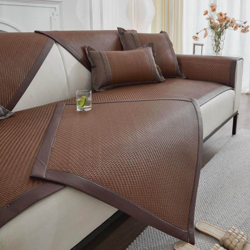 沙发垫夏天高级感夏季沙发凉席藤席竹席款防滑沙发套罩软凉席坐垫,居家布艺,沙发垫,淘宝优惠券,粉丝福利购,淘宝优惠卷