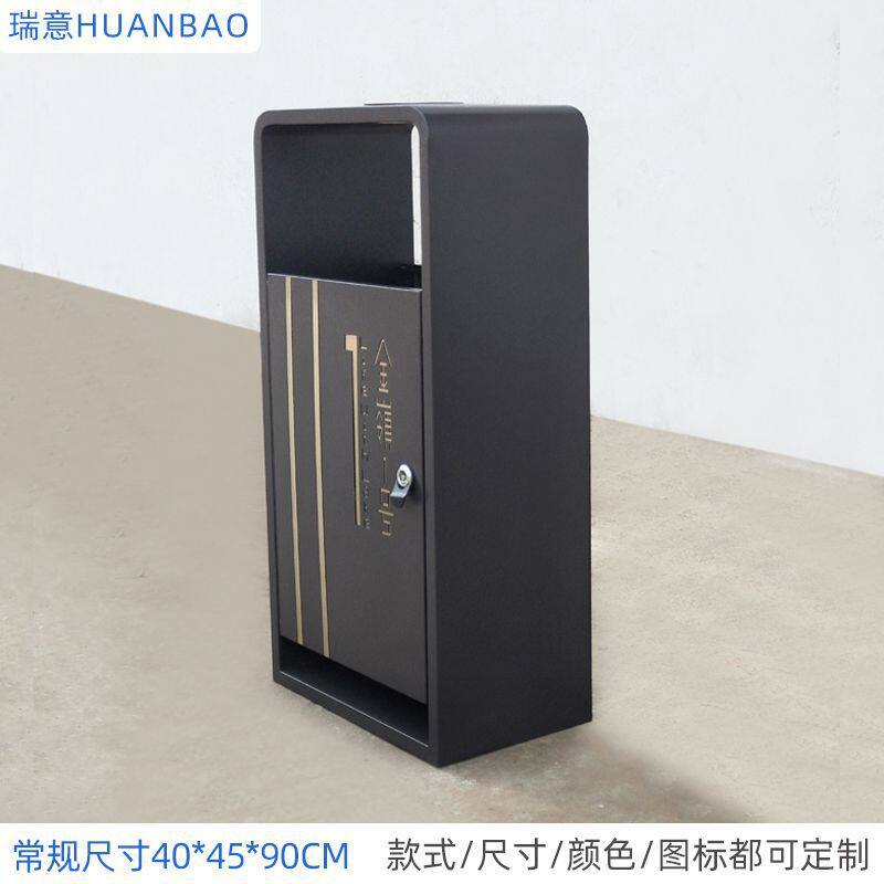 户外垃圾桶社区室外商用分类大垃圾箱不锈钢超大钢木电梯口垃圾筒