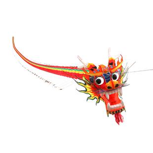潍坊传统手工风筝龙头放飞送礼龙摆件造景风筝民间特色民族传统