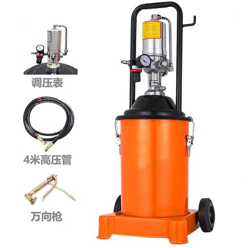 黄油机高压气动注油器小型黄油泵自动桶式抽黄油机