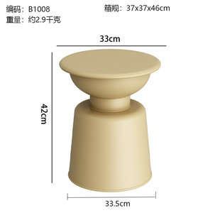 小圆桌阳台铁艺边几组合客厅茶几小桌子现代简约圆形角几家用户外