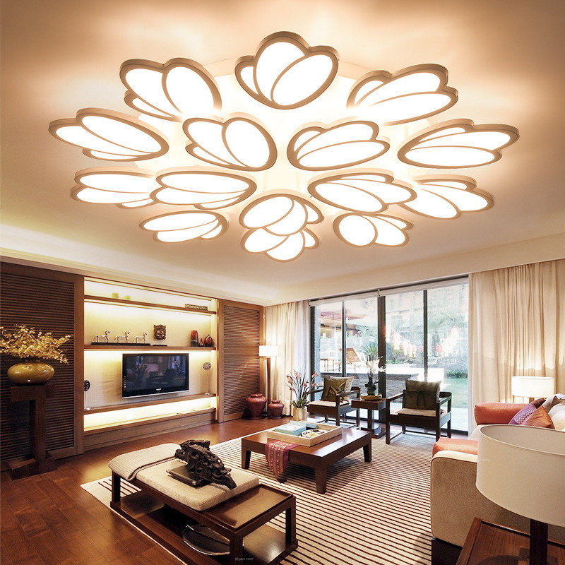 led吸顶灯饰简约现代个性创意主卧室北欧客厅灯餐厅大气灯具新款