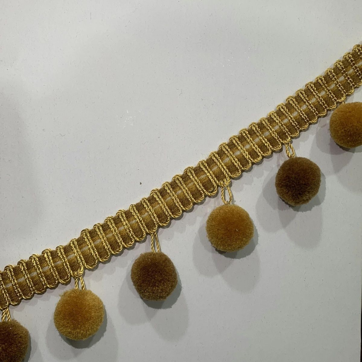 厂家直销窗帘辅料花边服饰侧面幔头欧式毛毛球2.5厘米吊穗杨梅球
