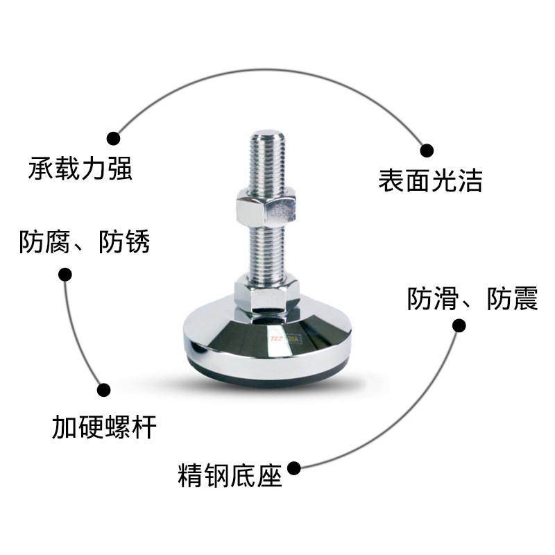 厂家直销120a超重型调节脚杯碳钢防震底座设备工业固定支撑地脚,基础建材,脚轮/万向轮,淘宝优惠券,粉丝福利购,淘宝优惠卷