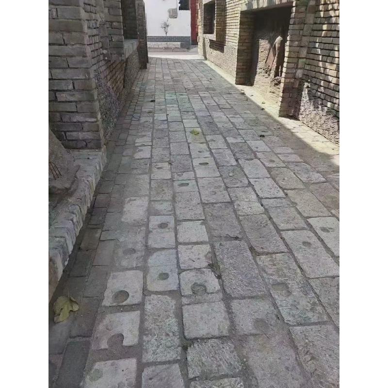 农村老门枕石景区踏步旧锤布石老青石块量大从优景区踏步石