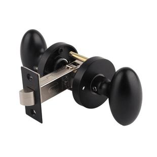 锁黑色金色锁具房门锁球形拉手球形锁通道锁欧式锁椭圆木门球门锁