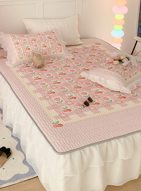 床笠款凉感丝乳胶凉席15m18三件套仙美缦纱空调软席冰丝席12米