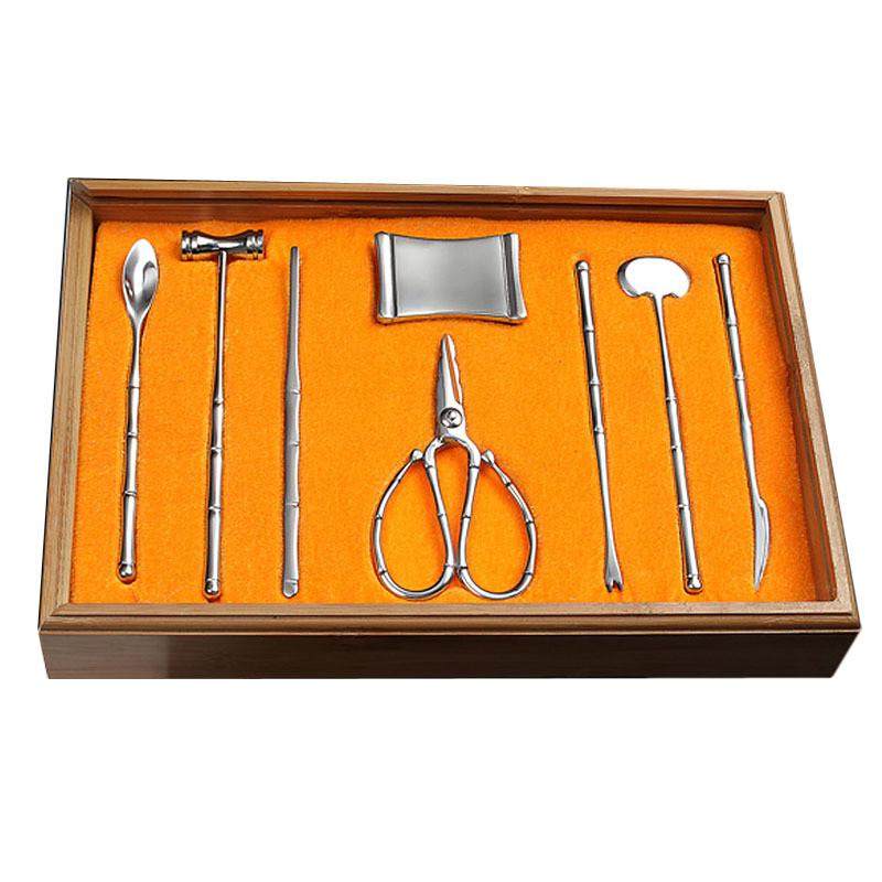 厂家直销304蟹八件竹节吃螃蟹工具蟹钳蟹剪蟹锤蟹叉蟹夹高档套装,厨房/烹饪用具,导热盘/解冻盘,淘宝优惠券,粉丝福利购,淘宝优惠卷