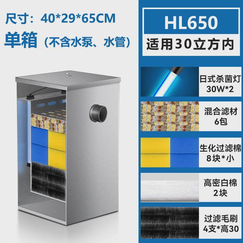 疯狂水草鱼池过滤器水循环过滤系统户外大型过滤箱过滤桶过滤设备