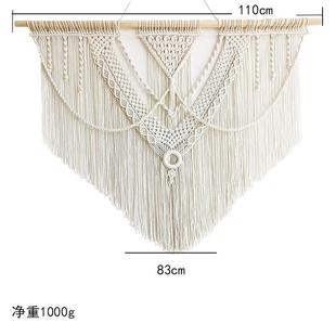 创意家居拆分大尺寸可装 新款 饰挂毯手工编织简约现代客厅卧室壁毯