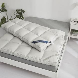 热销2024新款酒店丝绒羽床垫床褥学生宿舍单人超厚不塌陷180x200