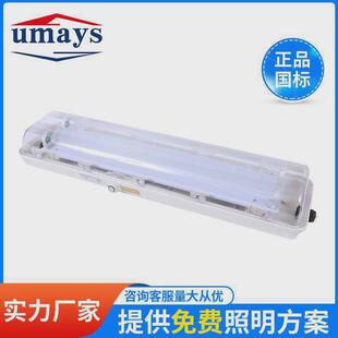 led带塑隔爆型防腐荧光灯灯体条纹pc灯罩吸顶安装全锁扣人气爆款
