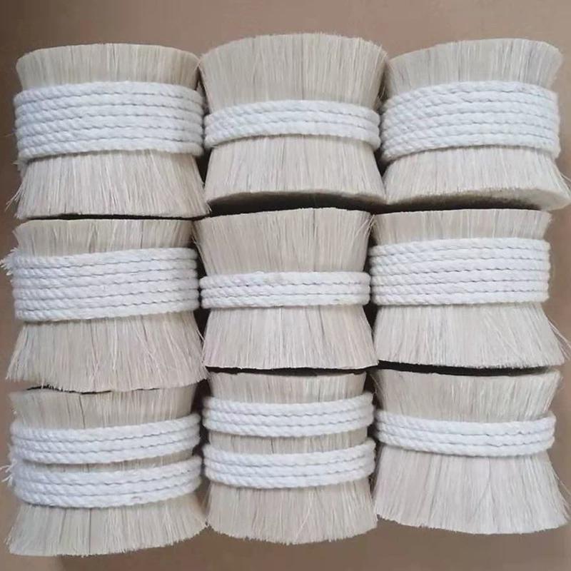 【毛马鬃订货】白色马毛刷子毛扫帚二胡弓采耳工具马尾巴恒基