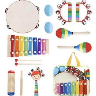 奥尔夫乐器套装儿童表演幼儿园打击乐器组合10件套音乐乐器教具