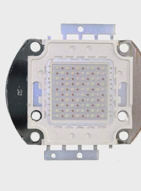 50WLED灯珠100W水族灯光源鱼缸水草LED海水龙鱼珊瑚灯高功率显