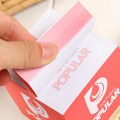 供应创意广告宣传可撕办公室随身记事纸便签纸随身小本本