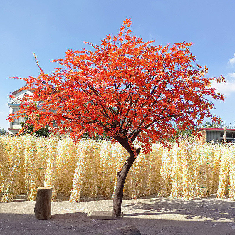 仿真树枫树假树商场酒店别墅大型红枫室内室外造景大树红枫树,家居饰品,仿真花/假花,淘宝优惠券,粉丝福利购,淘宝优惠卷