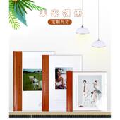 婚纱照相册来图私人定制影楼亚克力婚庆纪念册透明旅游毕业照相册