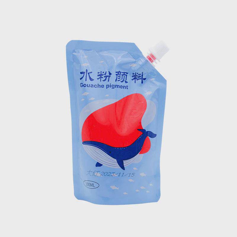 艺梦300ml画笔颜料袋装36色美术绘画用水粉颜料送水粉画调色盘