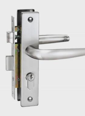 门锁牌华南c9500门把手平开门执手断桥大队长不锈钢门把手房门锁