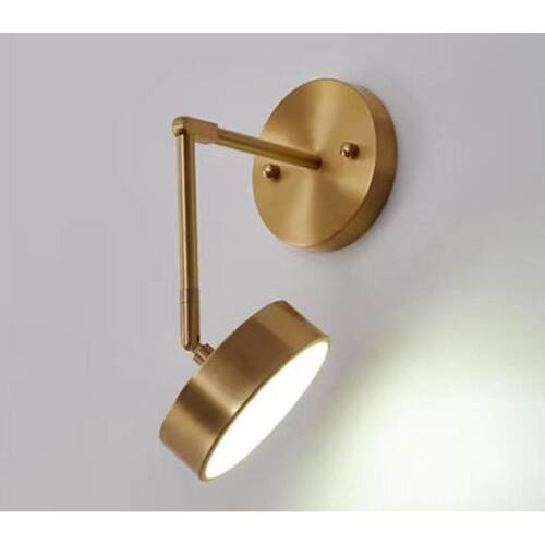 北欧卧室吸顶灯现代简约玄关led阳台走廊过道灯个性创意全铜灯具