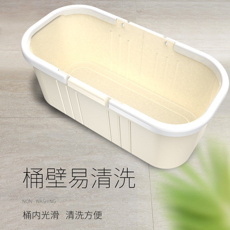 y0ez家用批发长方形洗胶棉拖把桶家用加厚大水桶大容量塑料桶手提