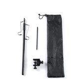 户外露营铝合金支架灯架露营灯伸缩多功能夜市摆摊插地灯架