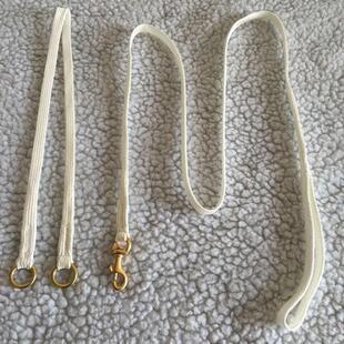 狗狗牵引绳新款黄色比赛控制P链训犬狗链金毛萨摩边牧中型犬项圈