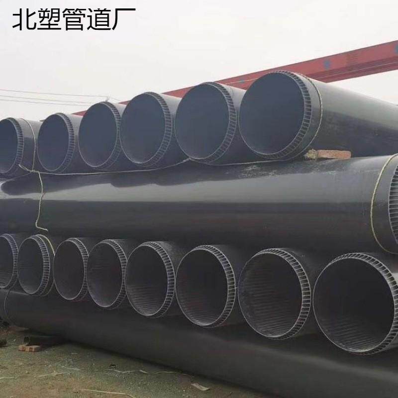 pvc-u轴向中空管污水输送管防腐耐压筒管井pvc