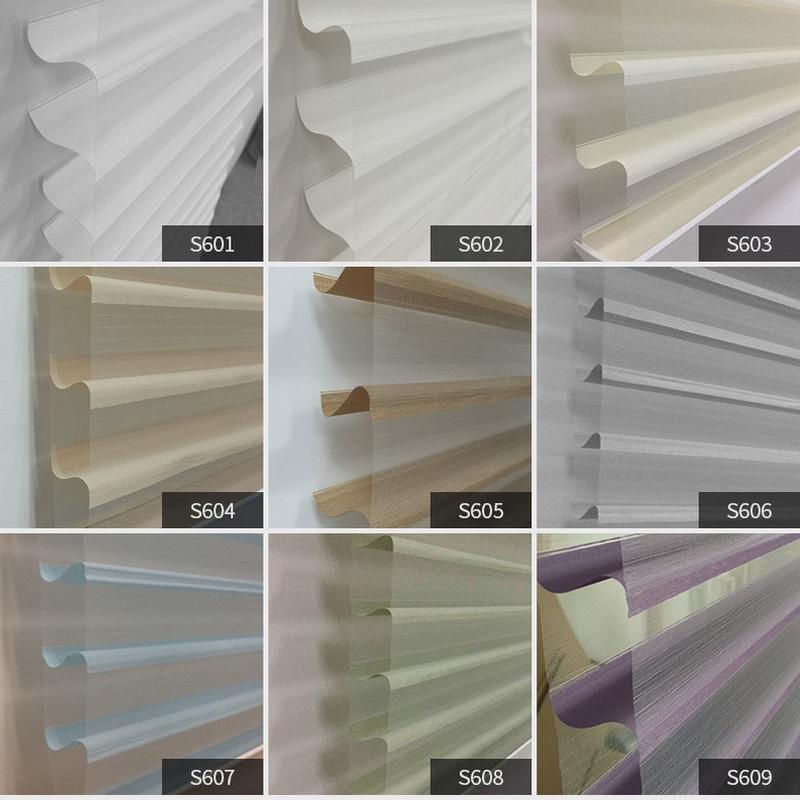 布窝香格里拉帘柔百叶窗帘卷帘纱帘客厅办公室书房遮阳遮光卷拉式