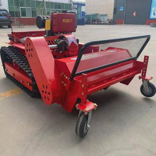 轻松粉碎高割草机柴油款碎草机履带式山坡地除草机大型果园草