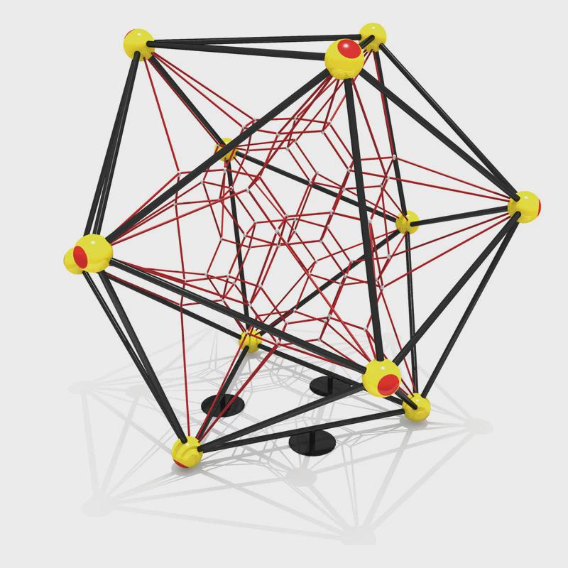 新款小区幼儿园户外大型攀爬网儿童游乐设备加厚六股钢丝攀登架