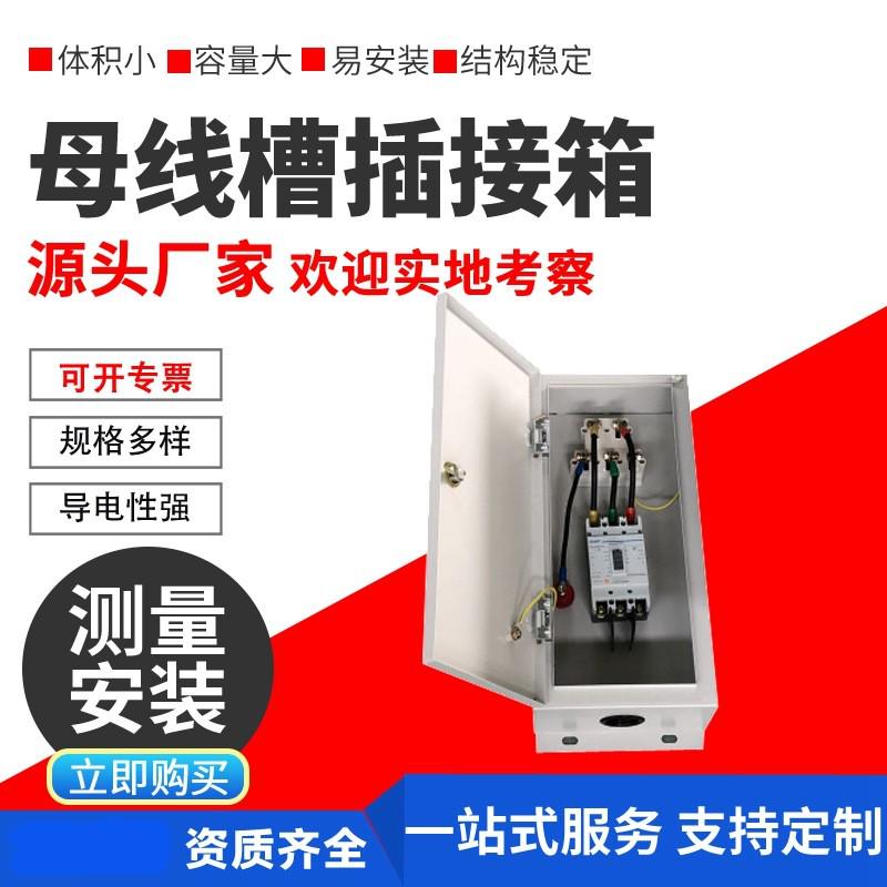 母线槽插接箱母排分线箱插接封闭式密集型式始端箱插件配件连接器